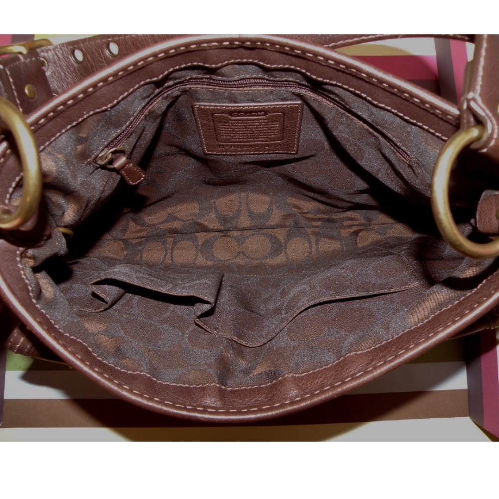 🤎NEW COACH LEGACY LEATHER MANDY SATCHEL SHOULDER BAG ~ 65TH ANNIVERSARY!! 🤎 - Picture 5 of 11